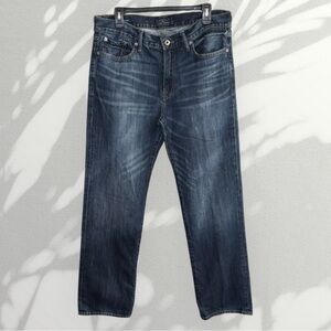34X32 Lucky Brand Blue Straight Leg Jeans Classic Fit Relaxed Fit Denim